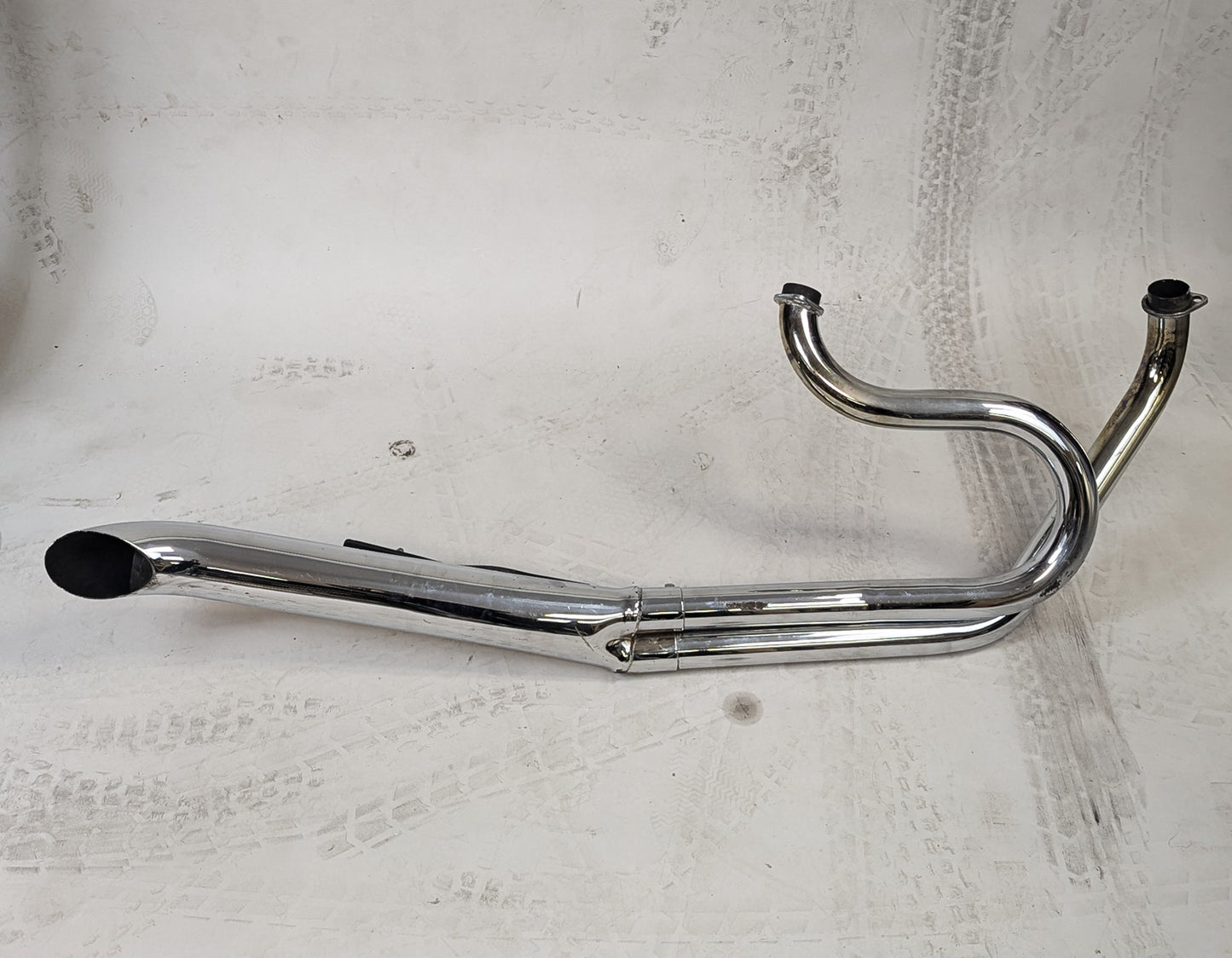 Alphabet 2 into 1 Shovelhead Exhaust