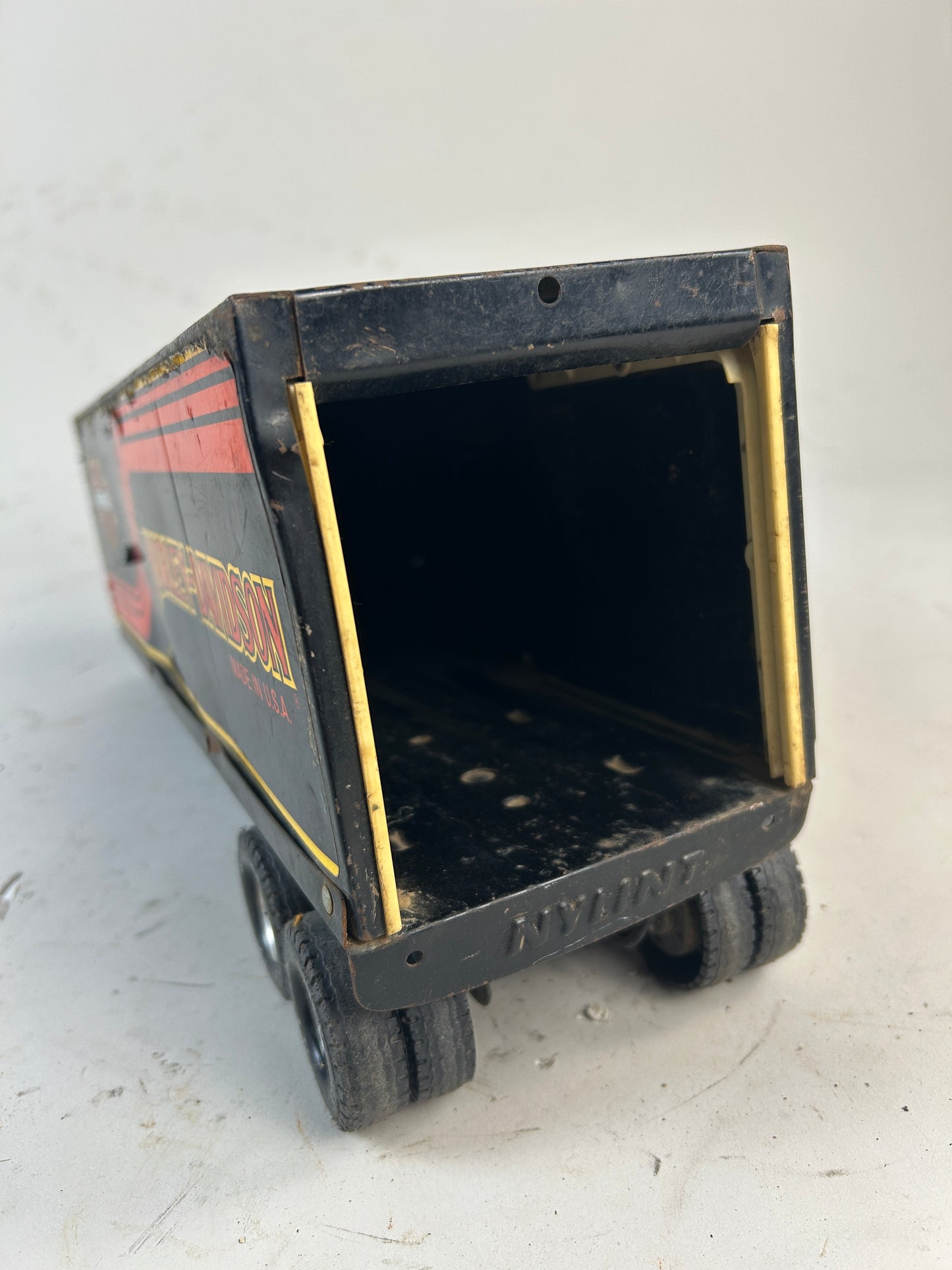 Vintage Harley Davidson Tractor Trailer Steel Diecast