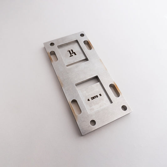 4-Into-5 Speed Stainless Transmission Plate