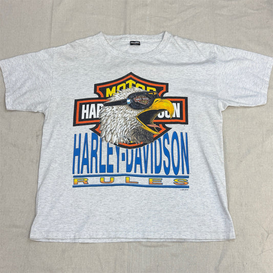 1990's Vintage Harley-Davidson Rules Tee