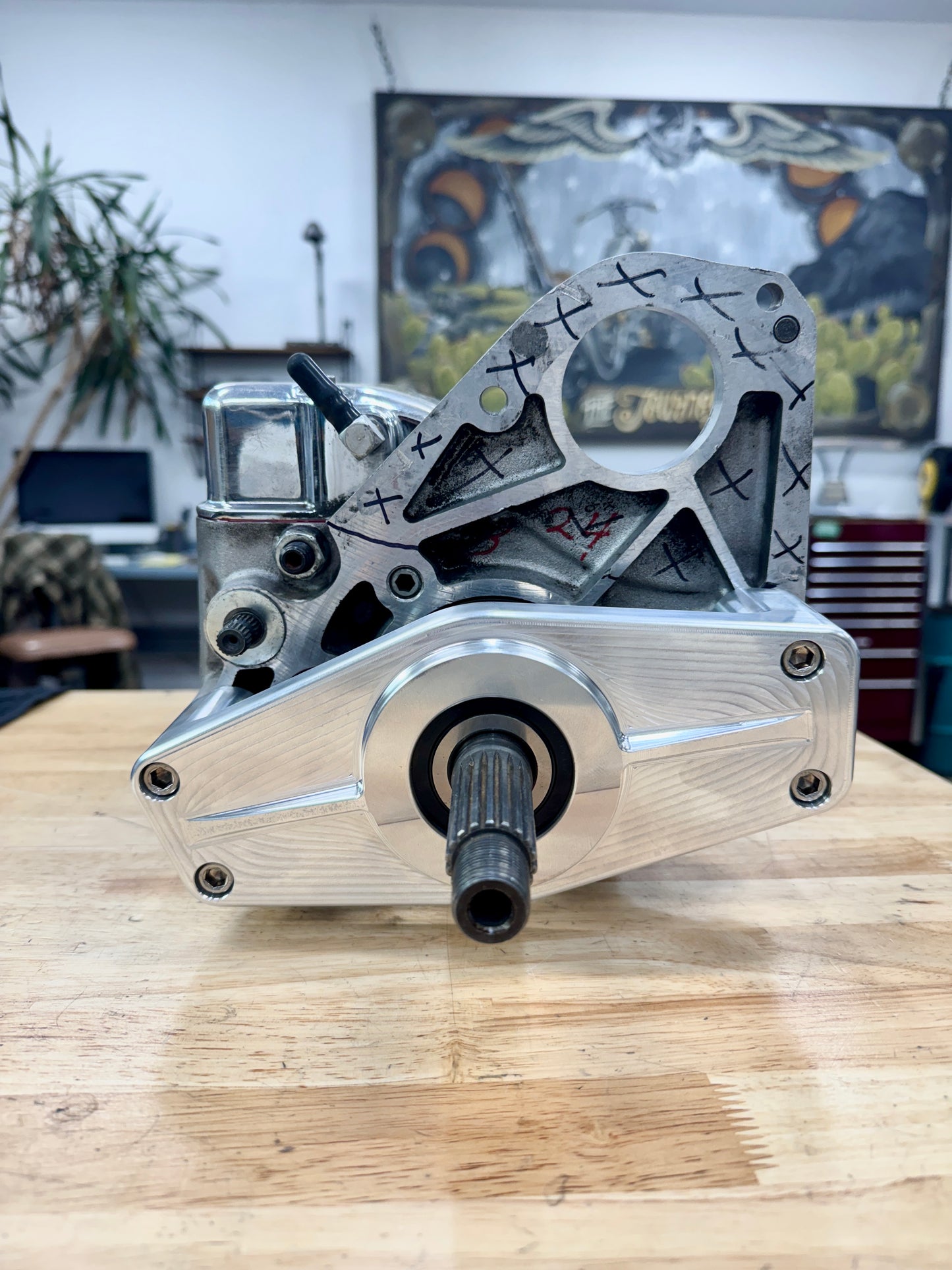 5-Speed Main Shaft Bearing Support For Open Belt Drives