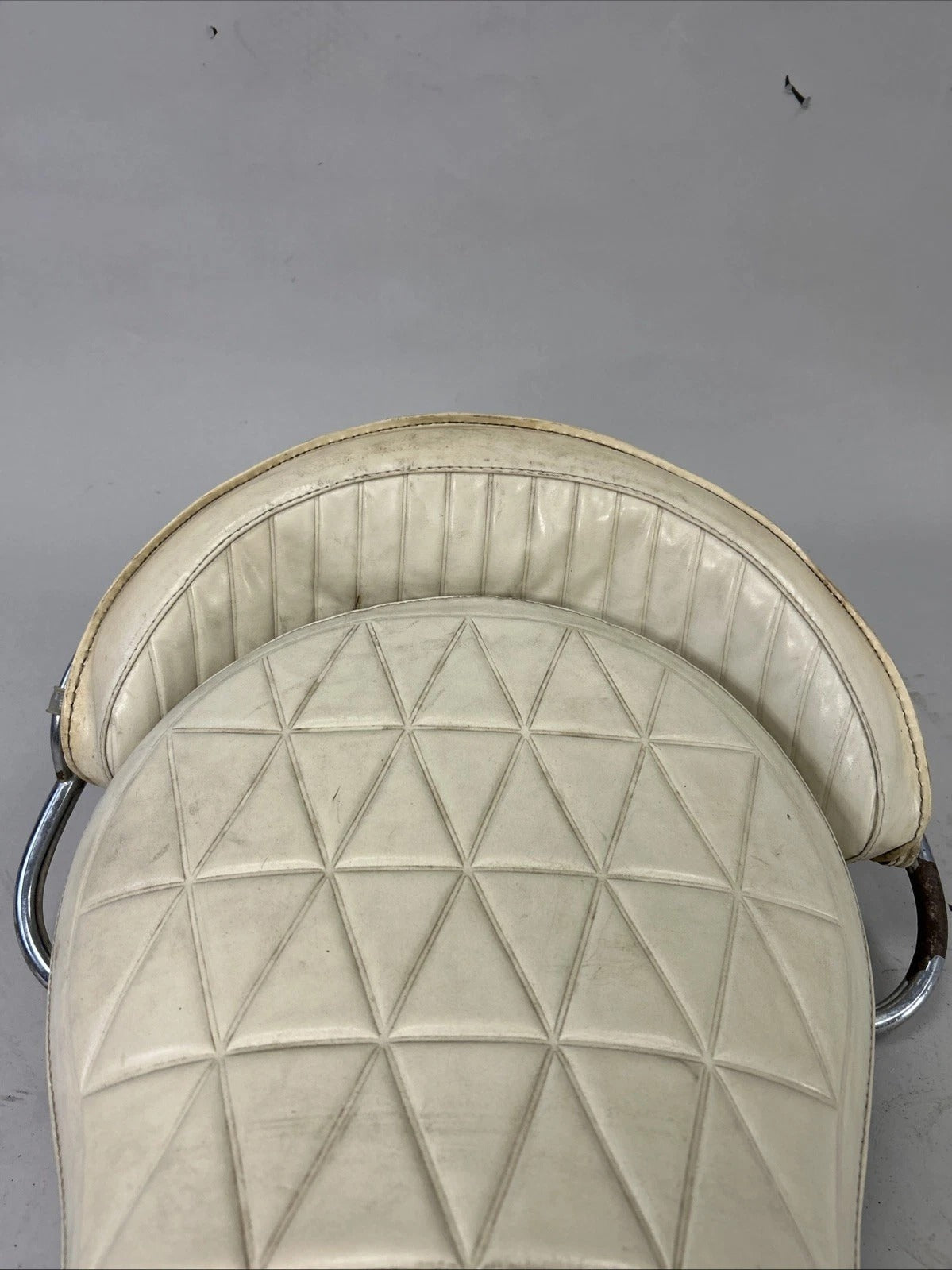 Harley Vintage White Buddy Seat