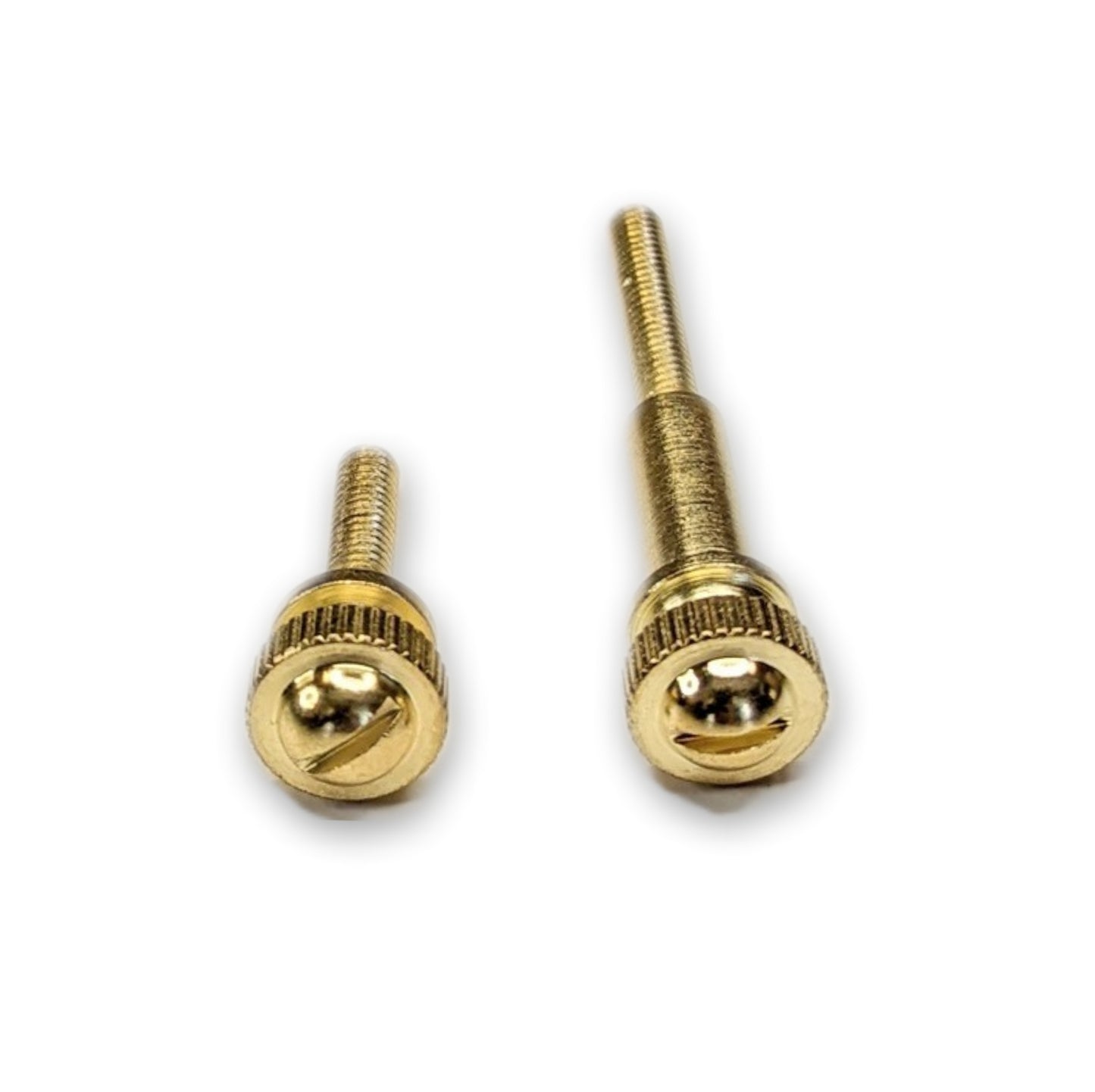 Brass Idle & Accelerator Screw Replacement Set - S&S Super E/G Carburetor