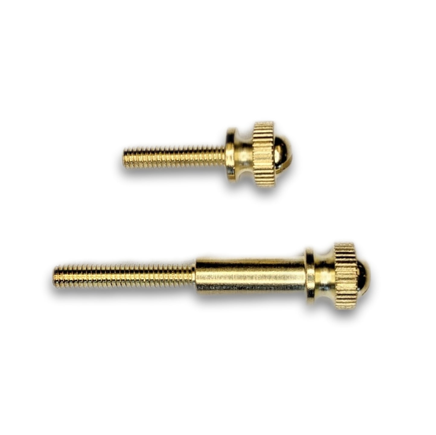 Brass Idle & Accelerator Screw Replacement Set - S&S Super E/G Carburetor