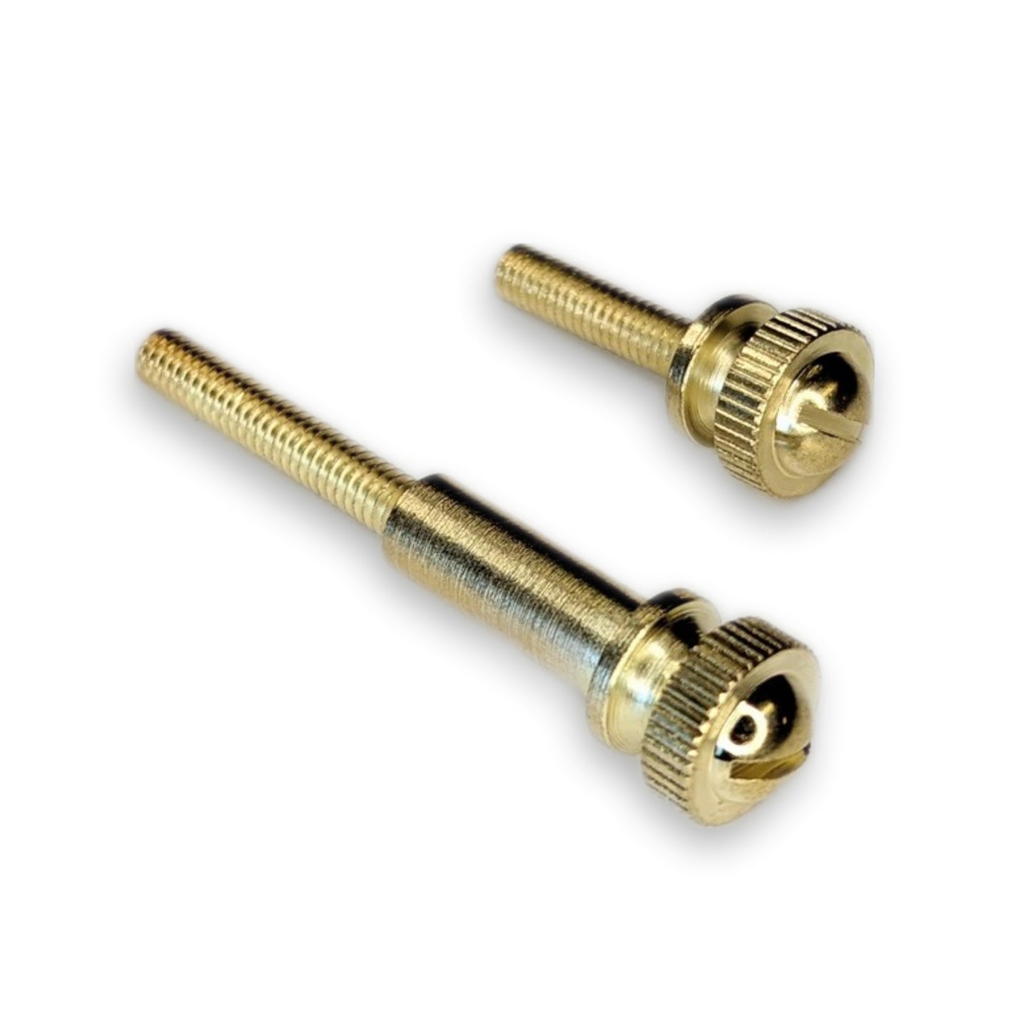 Brass Idle & Accelerator Screw Replacement Set - S&S Super E/G Carburetor