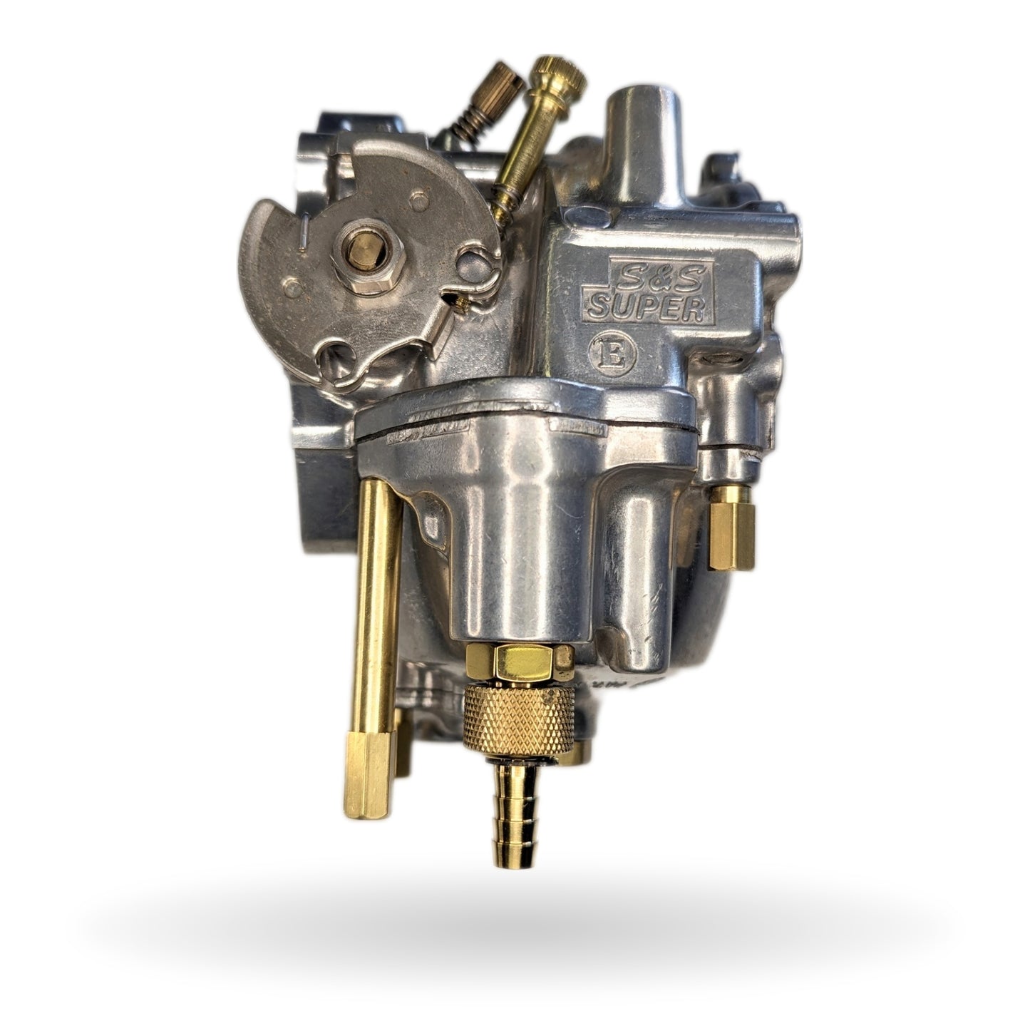 Brass Petcock for S&S Shorty Super E/G Carburetor