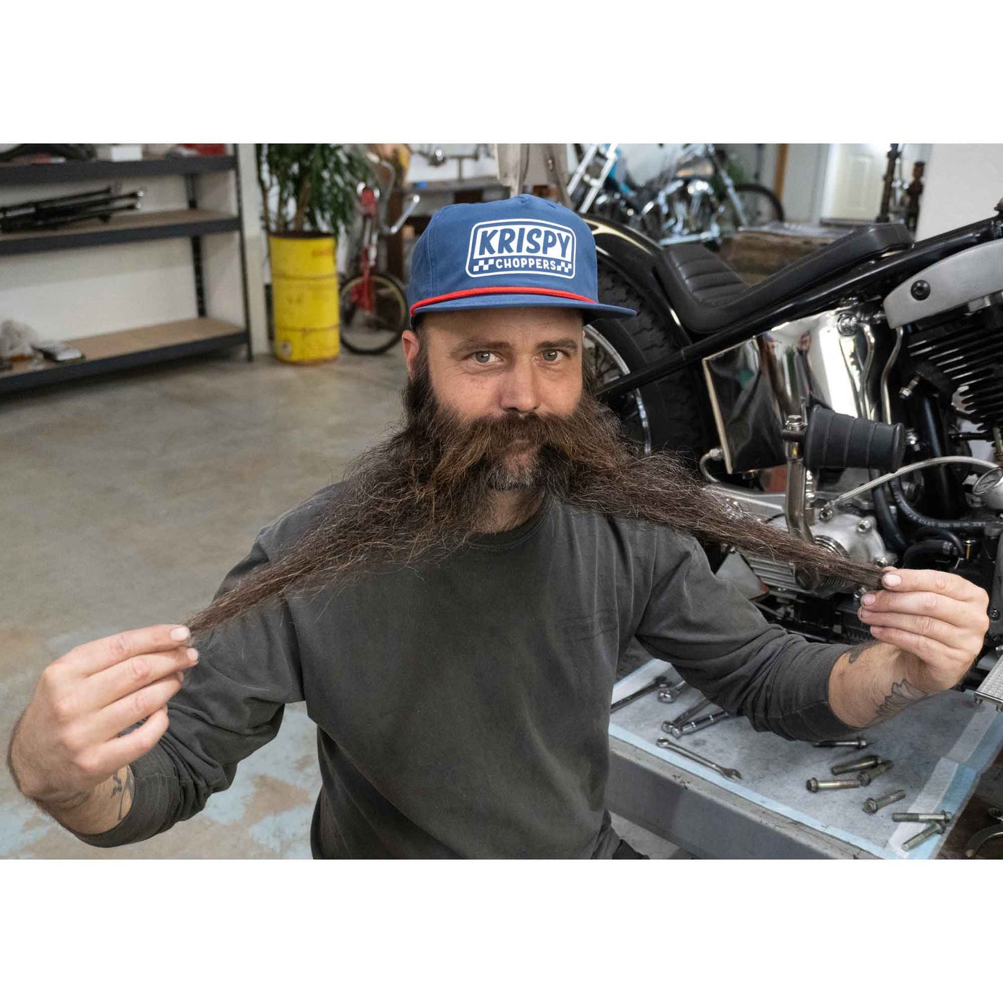 Krispy Choppers Blue Speedway Hat