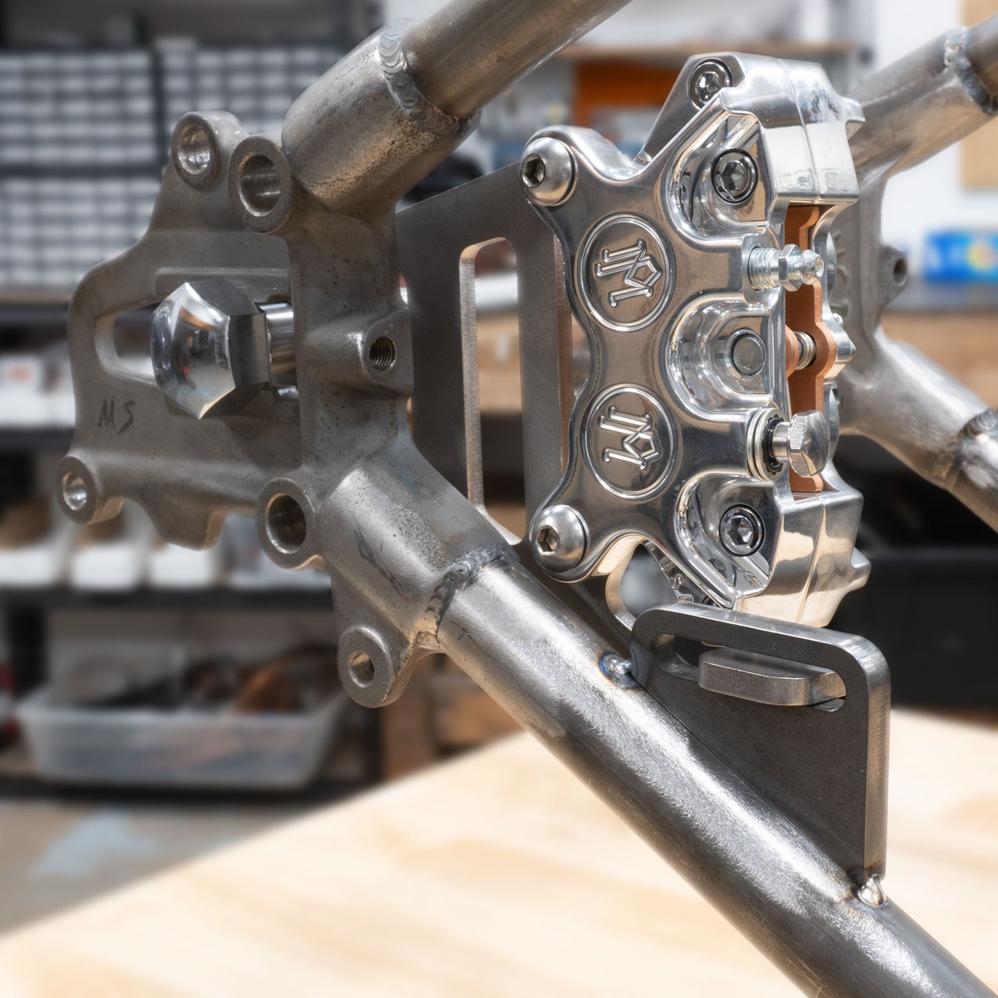 Rear Brake Caliper Bracket for 11.5" Rotors with Weld-On Tab