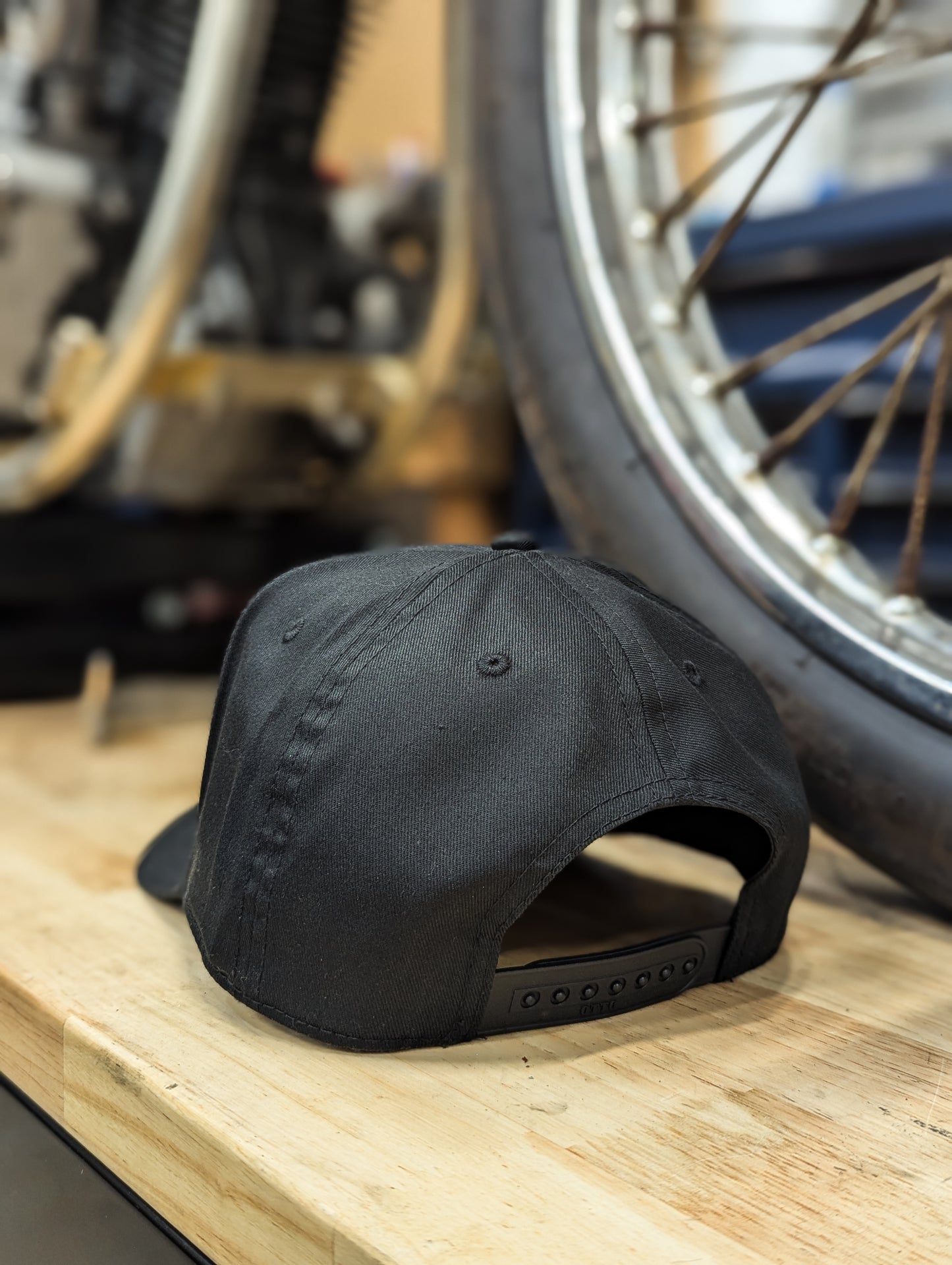 Camo on Black Krispy Hat