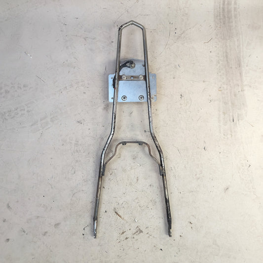 Crusty Chrome Sissy Bar