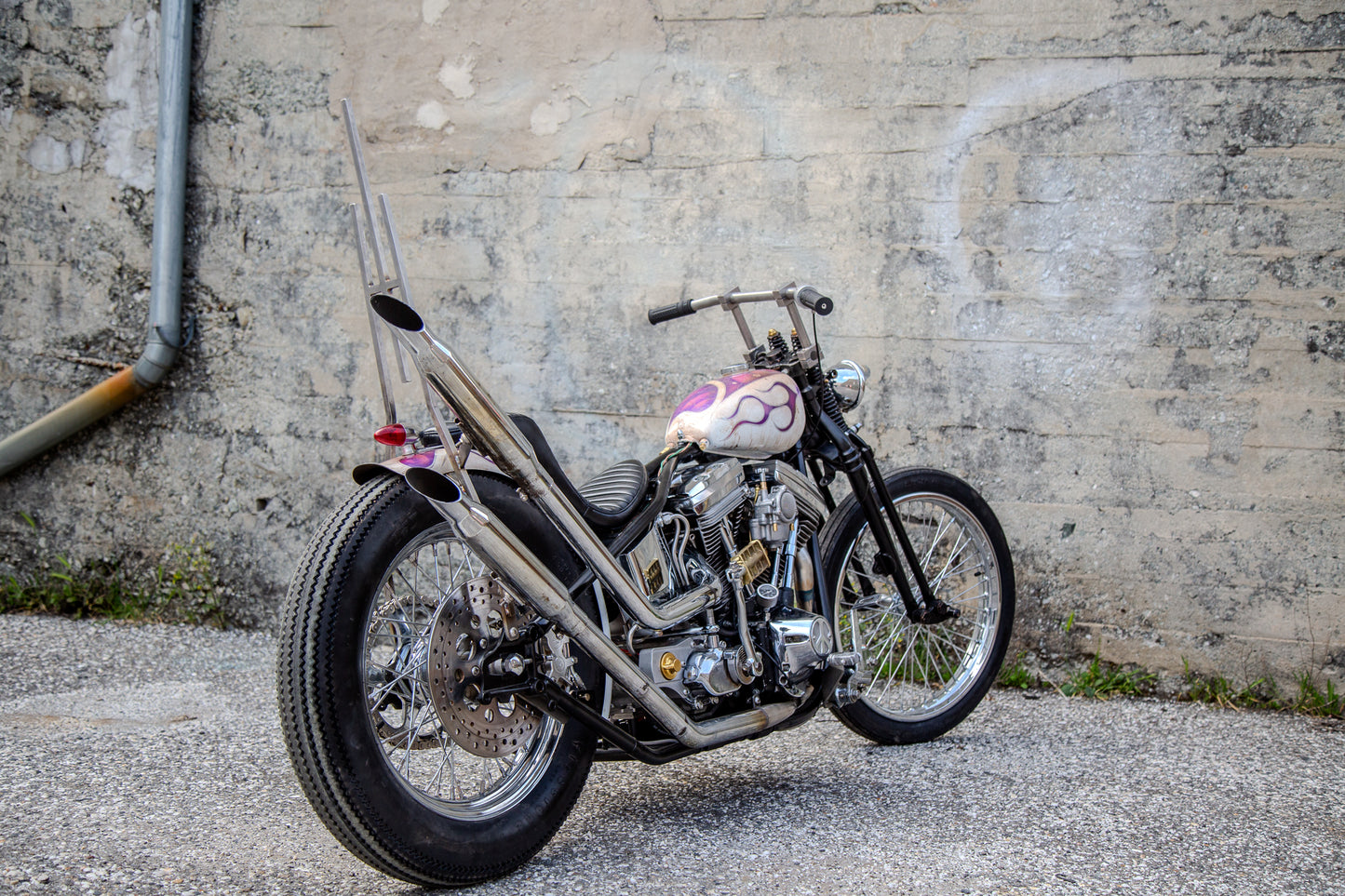 Big Twin Evo Weld-On Hardtail with Cast Axle Plates