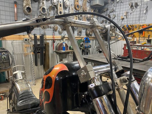 Stainless Steel 8" Hex Dog Bone Risers