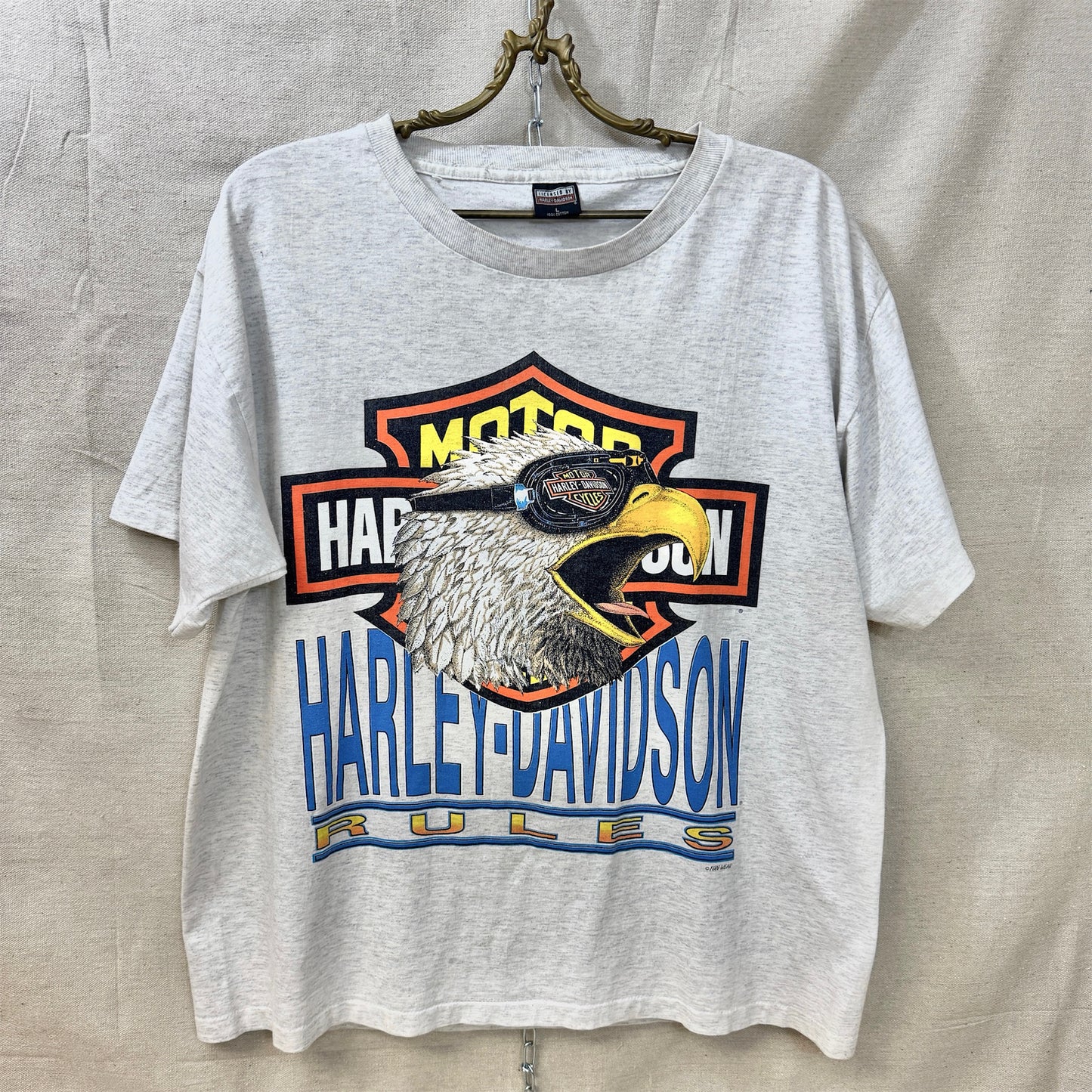 1990's Vintage Harley-Davidson Rules Tee