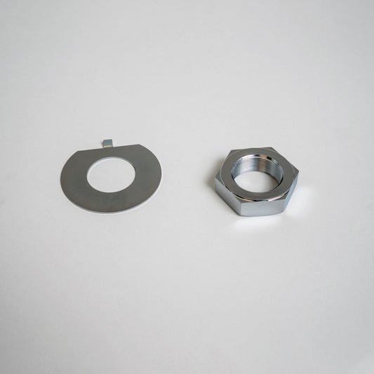 1" Fork Stem Nut & Lock Washer Kit '60-'99