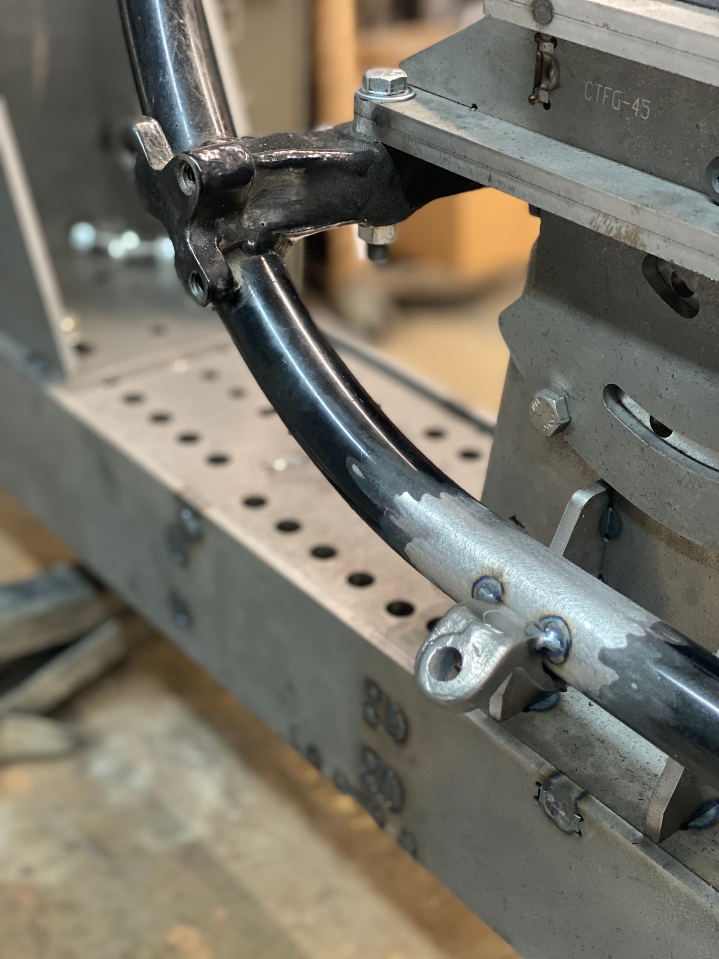 HCI Weld-on Cast Floorboard Tab 1"