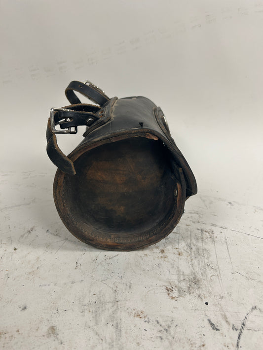 Vintage Round Leather Bag