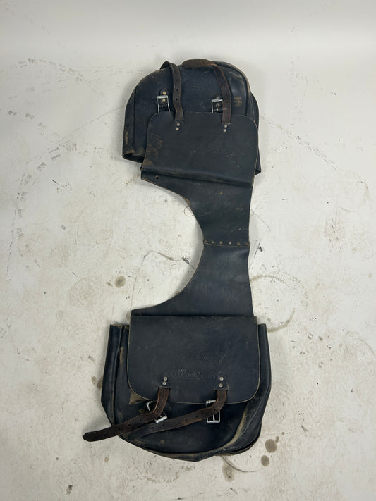 Vintage Leather Harley Saddle Bags