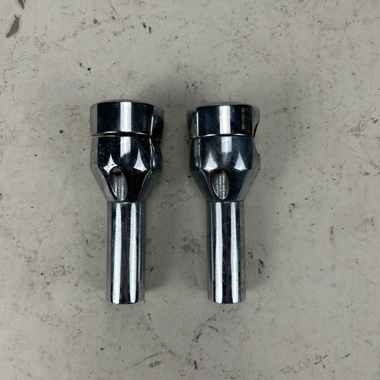 4" Smooth Top Chrome Risers