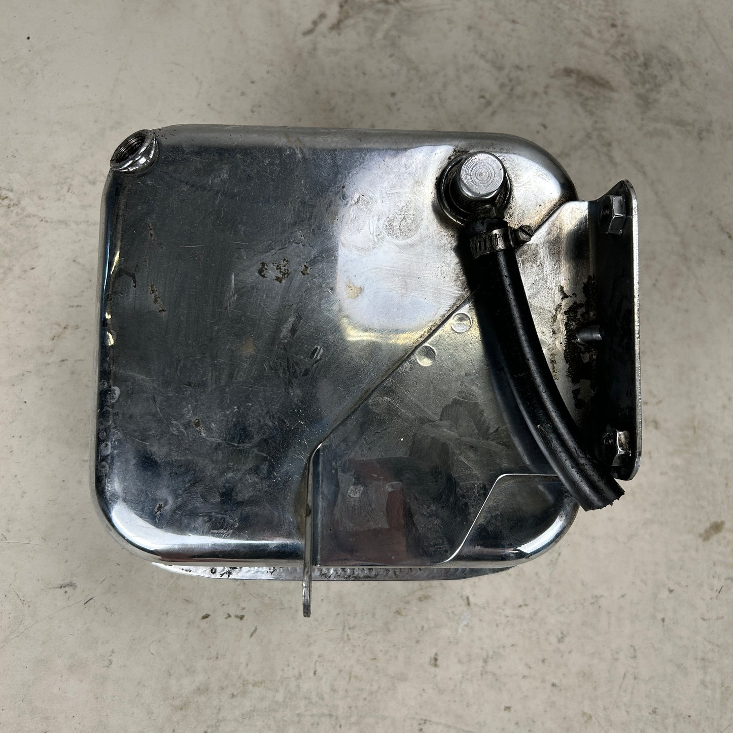 Chrome OEM Shovelhead Oil Tank
