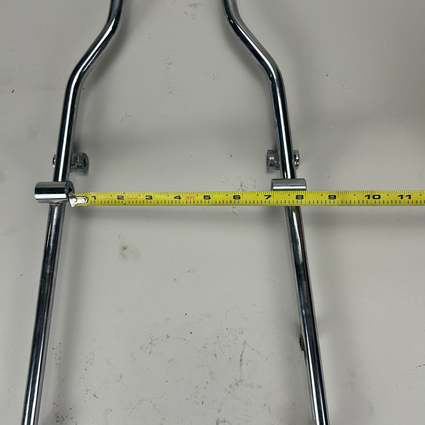 18" Chrome Top Bend Sissy Bar