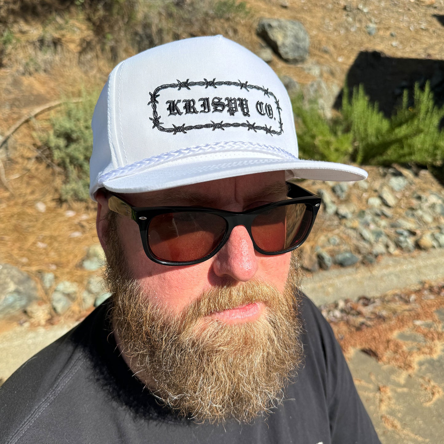 Krispy Co. Embroidered Poplin Golf Snapback