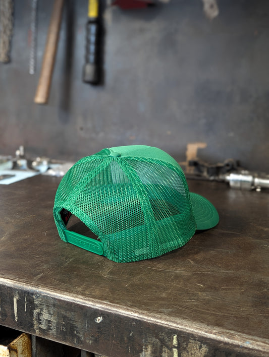 Krispy Choppers Badge Trucker Hat Green
