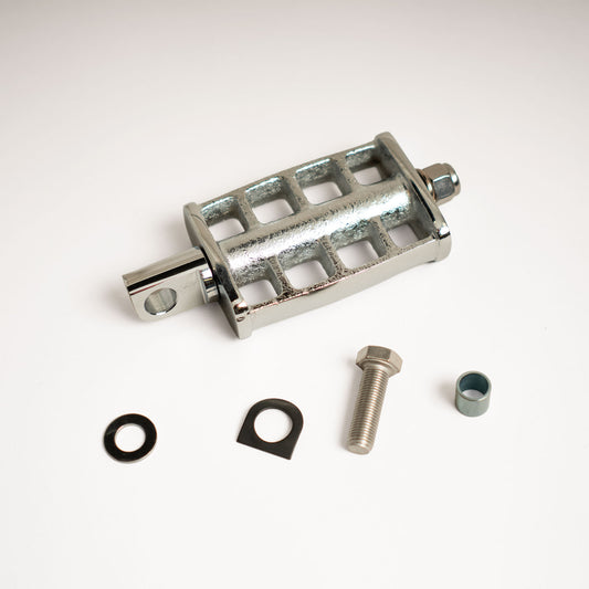 Classic Skeleton Style Chrome Kicker Pedal