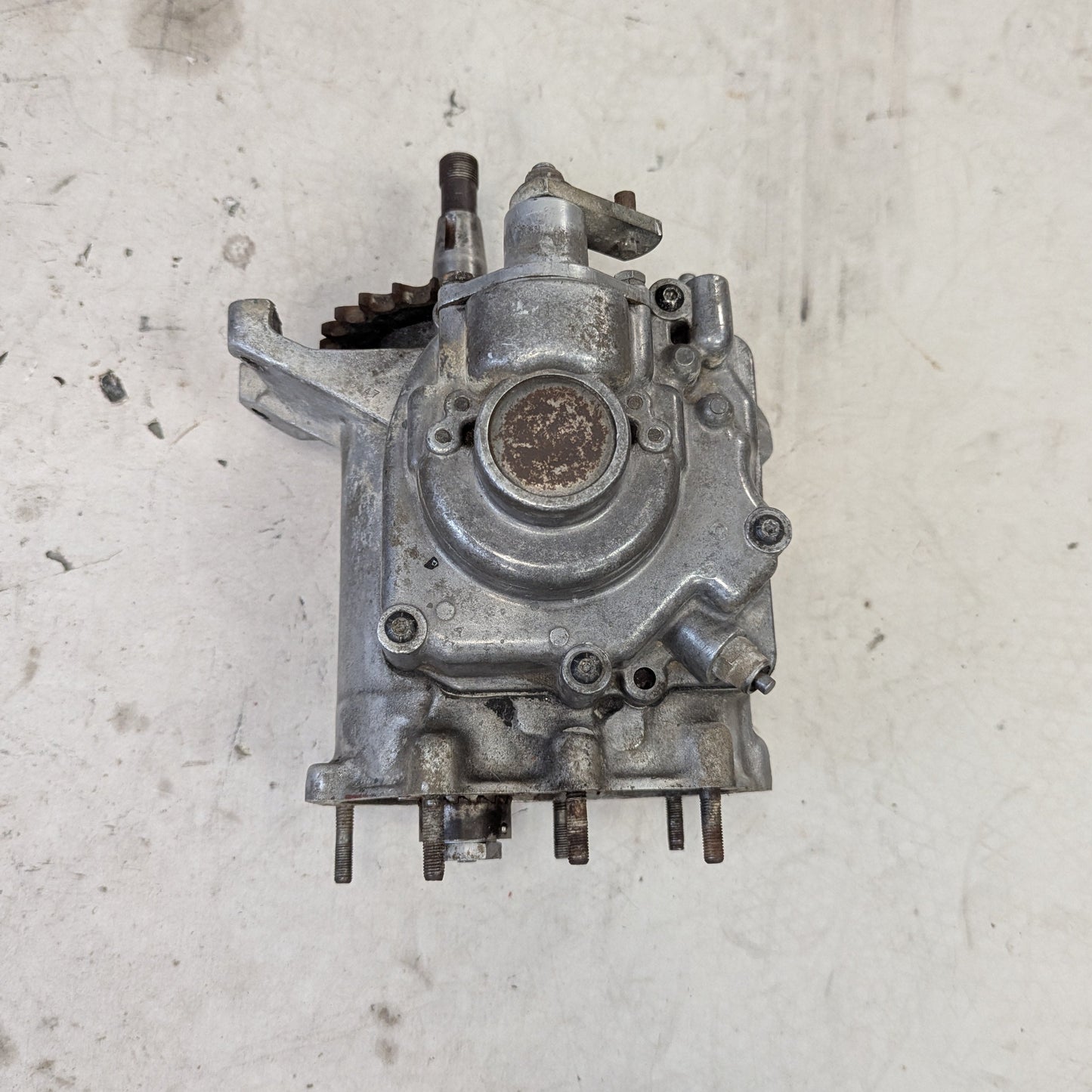 Harley Davidson Shovelhead Rotary Top Cow Pie 4-Speed Transmission