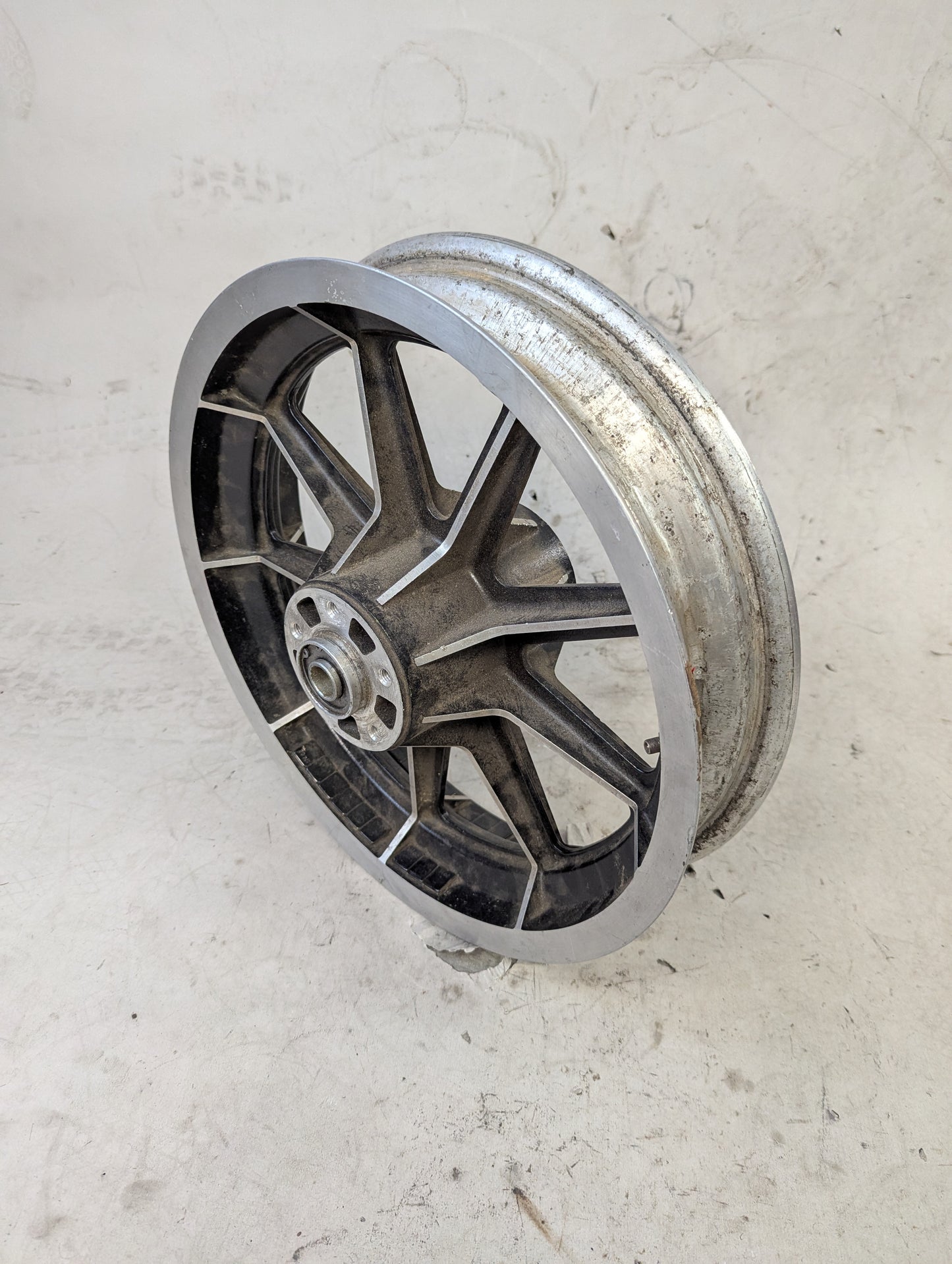 9 Spoke Rear Mag Wheel Shovelhead Ironhead FXR 16x3