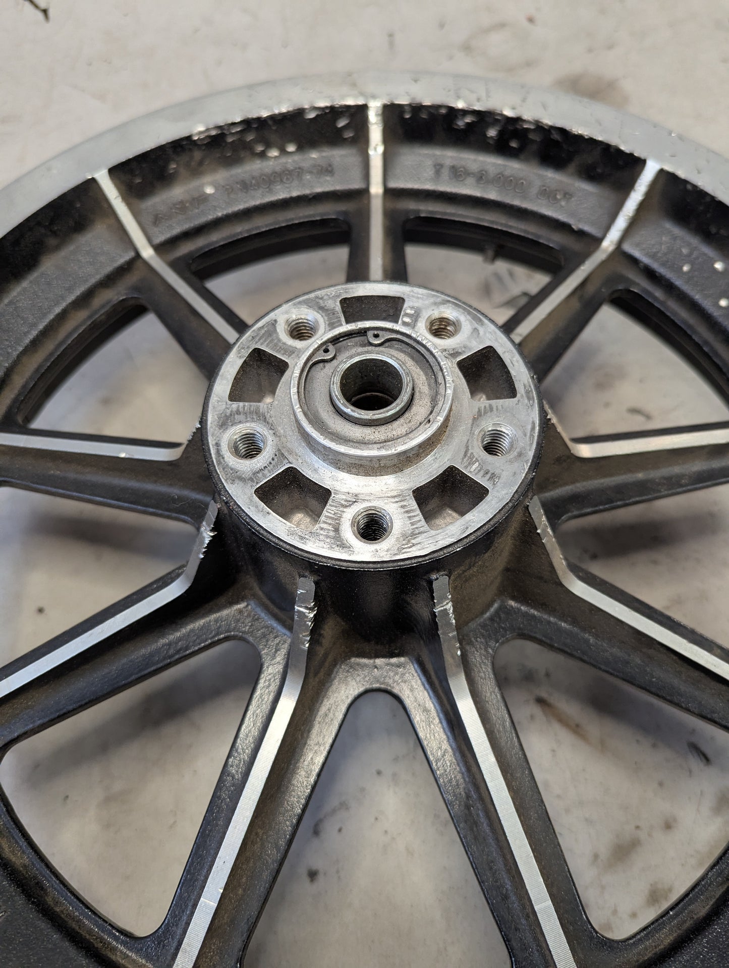 9 Spoke Rear Mag Wheel Shovelhead Ironhead FXR 16x3