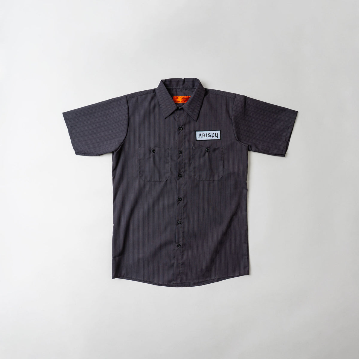 Red Kap Work Shirt - Charcoal Stripes