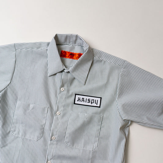 Red Kap Work Shirt - White/Green