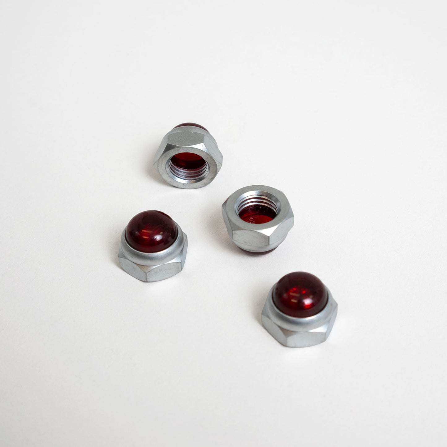 Satin Rocker Shaft End Caps for Shovelheads & Ironheads