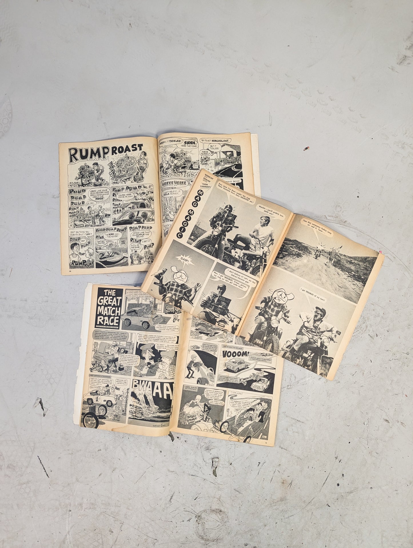 Vintage 'Car' Toon Mags
