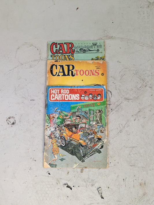 Vintage 'Car' Toon Mags