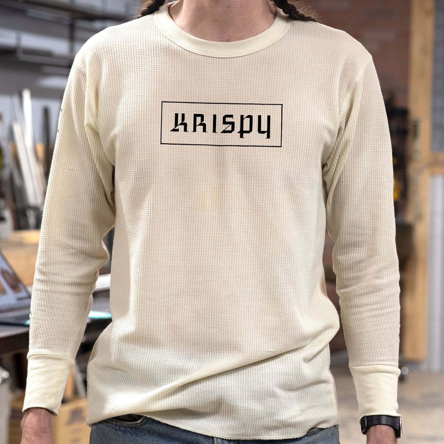 Ying Yang Chain Thermal Tee - Off White