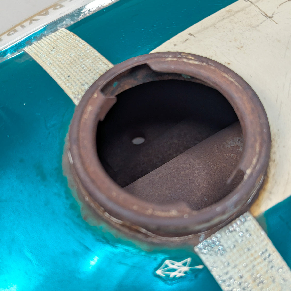 1960 Sportster Hi-Fi Turquoise & Birch White Tin Set