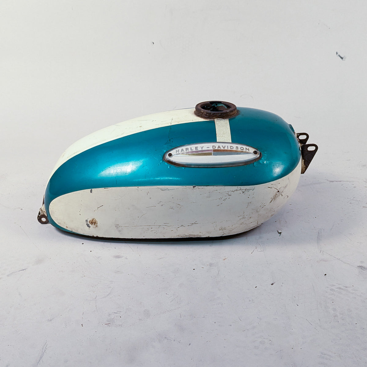 1960 Sportster Hi-Fi Turquoise & Birch White Tin Set