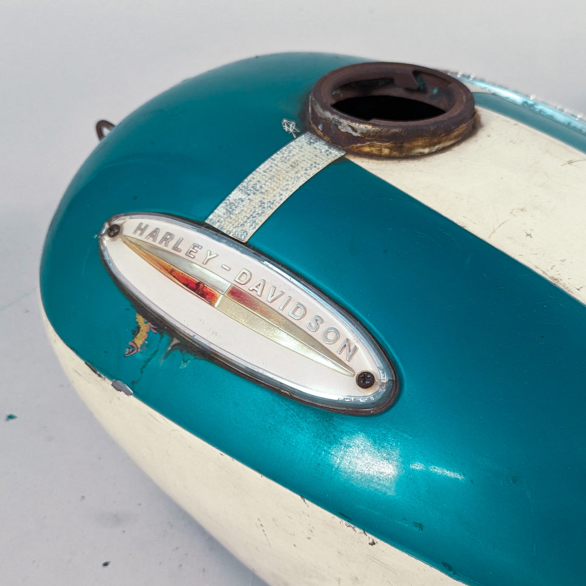 1960 Sportster Hi-Fi Turquoise & Birch White Tin Set