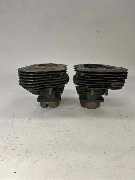 Harley UL 80" 13 Fin OEM Front & Rear Cylinder Pair