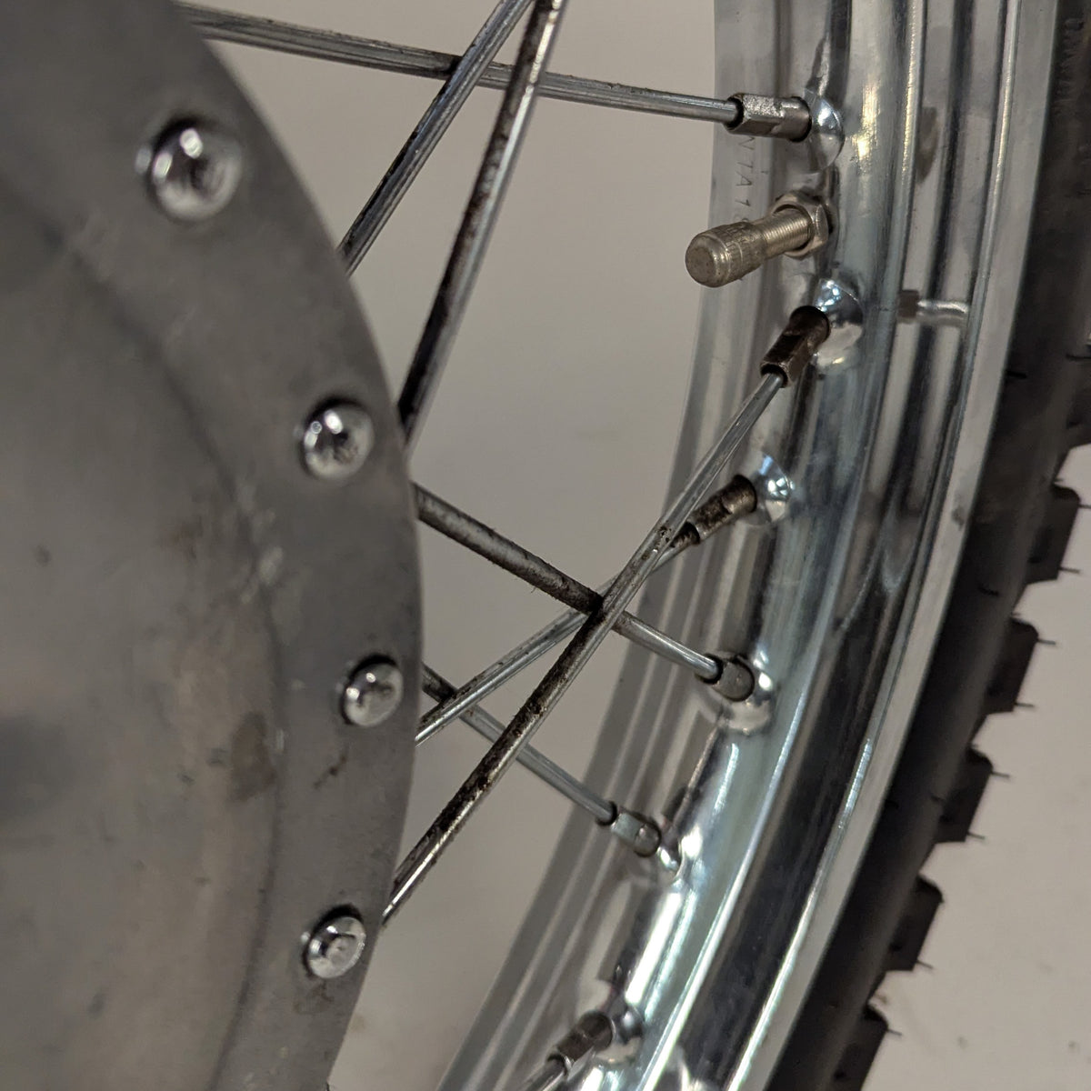21" Hamburger Drum Front wheel