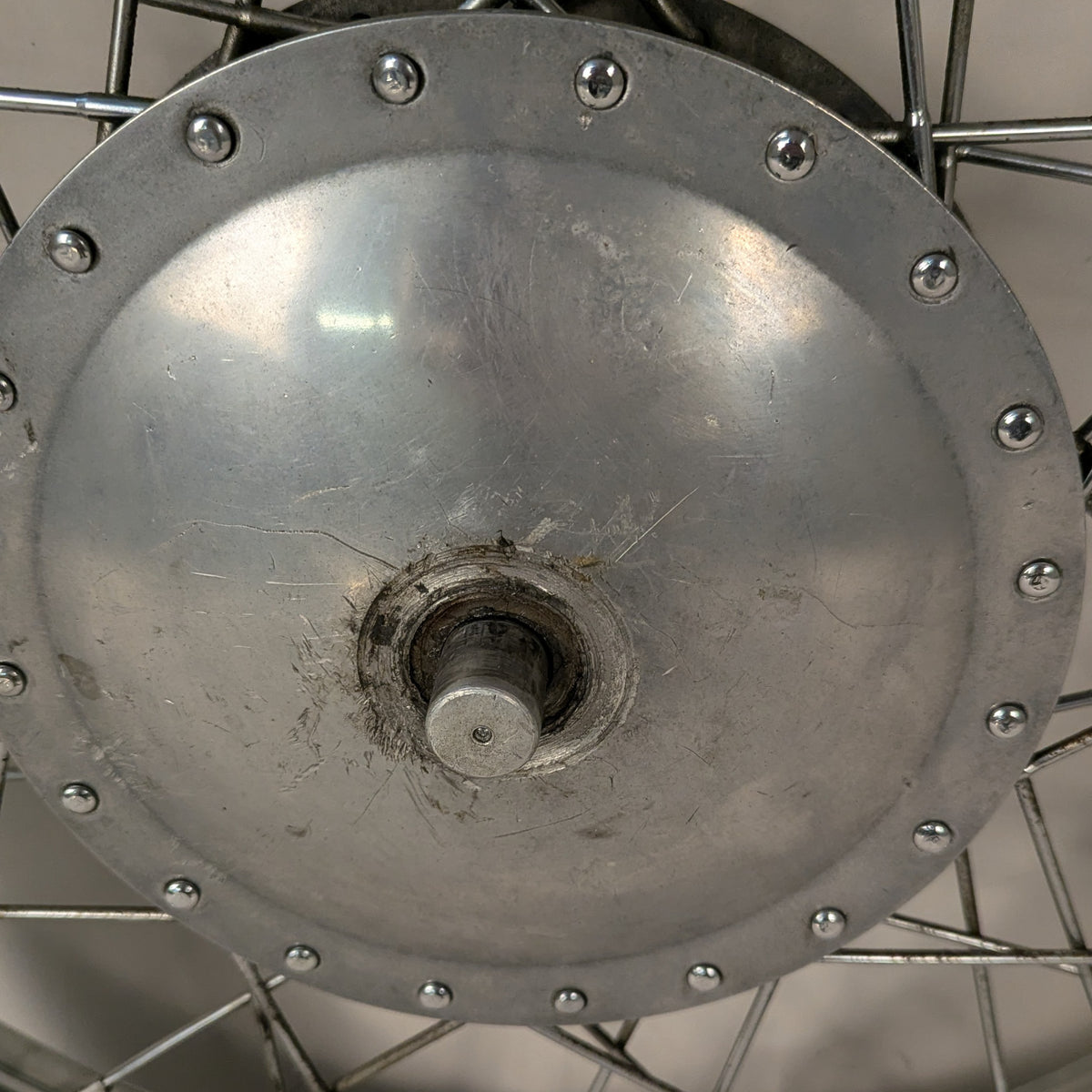 21" Hamburger Drum Front wheel