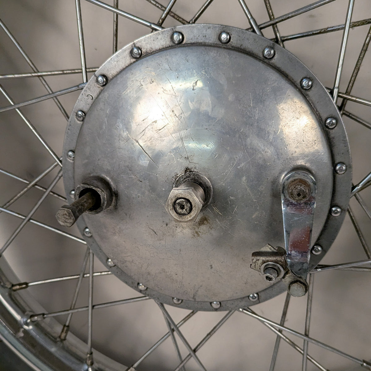 21" Hamburger Drum Front wheel