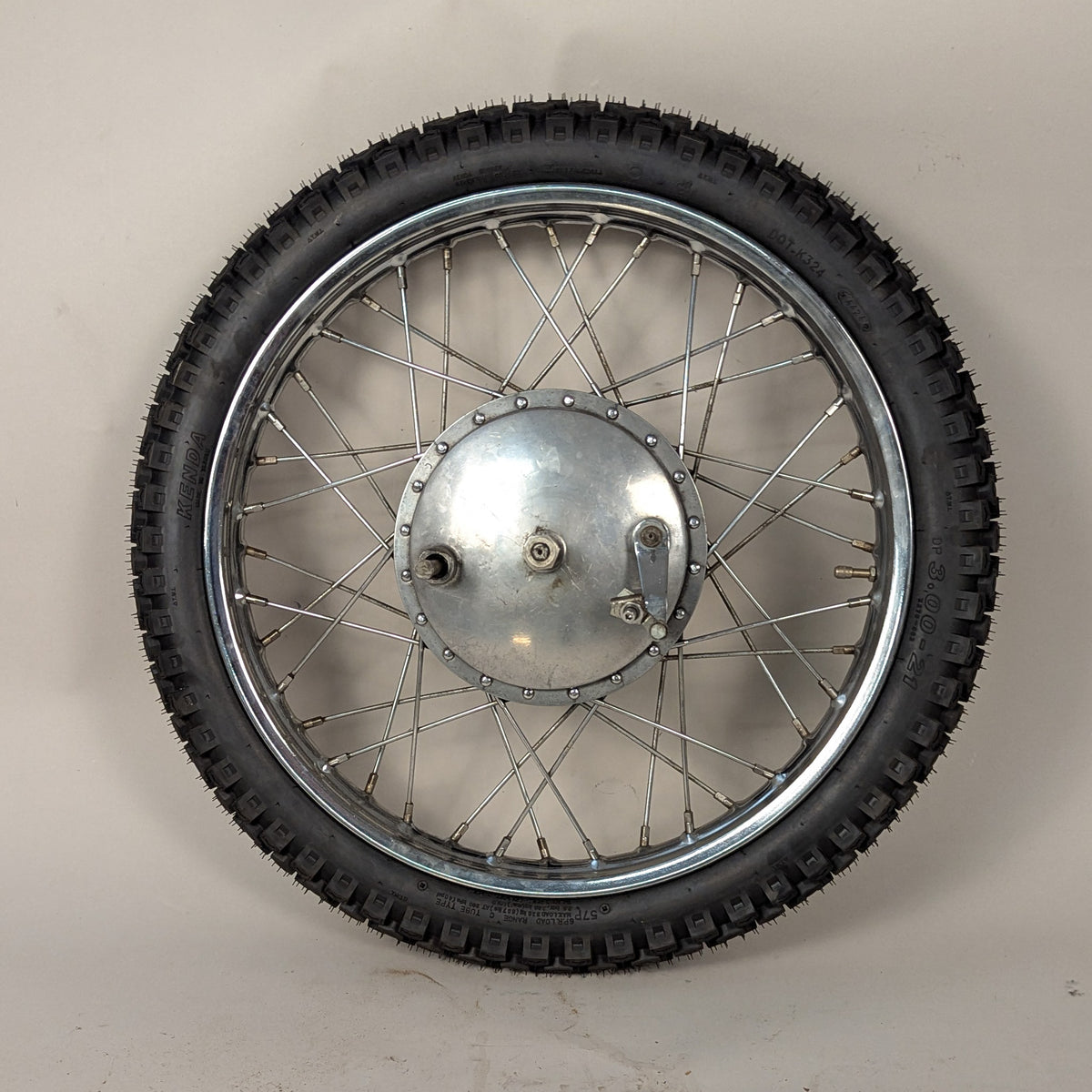 21" Hamburger Drum Front wheel