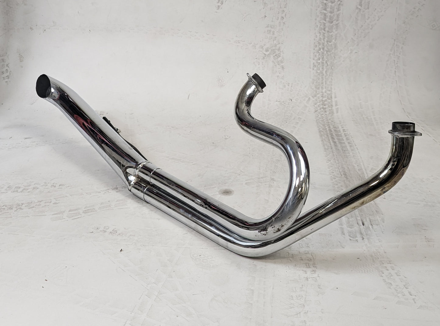 Alphabet 2 into 1 Shovelhead Exhaust