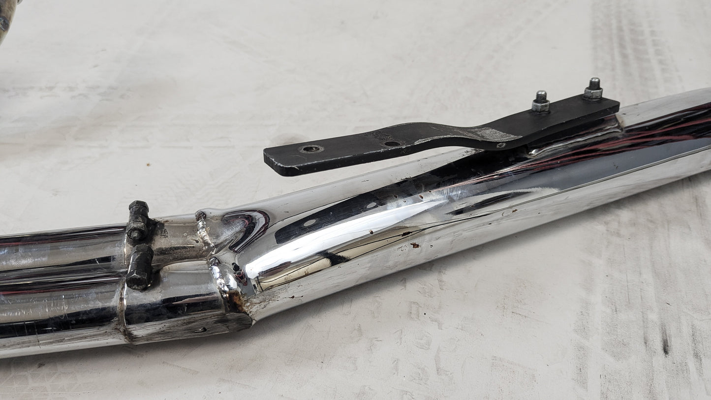 Alphabet 2 into 1 Shovelhead Exhaust