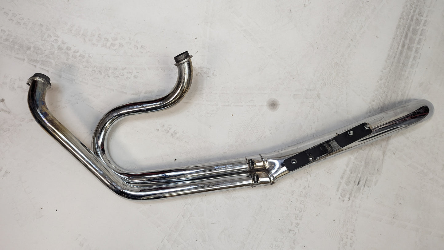 Alphabet 2 into 1 Shovelhead Exhaust