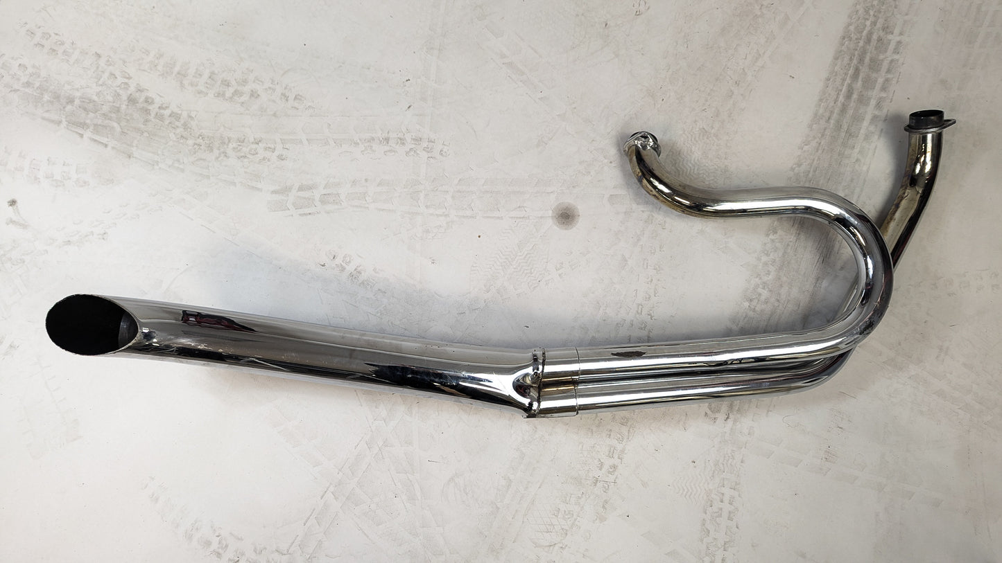 Alphabet 2 into 1 Shovelhead Exhaust
