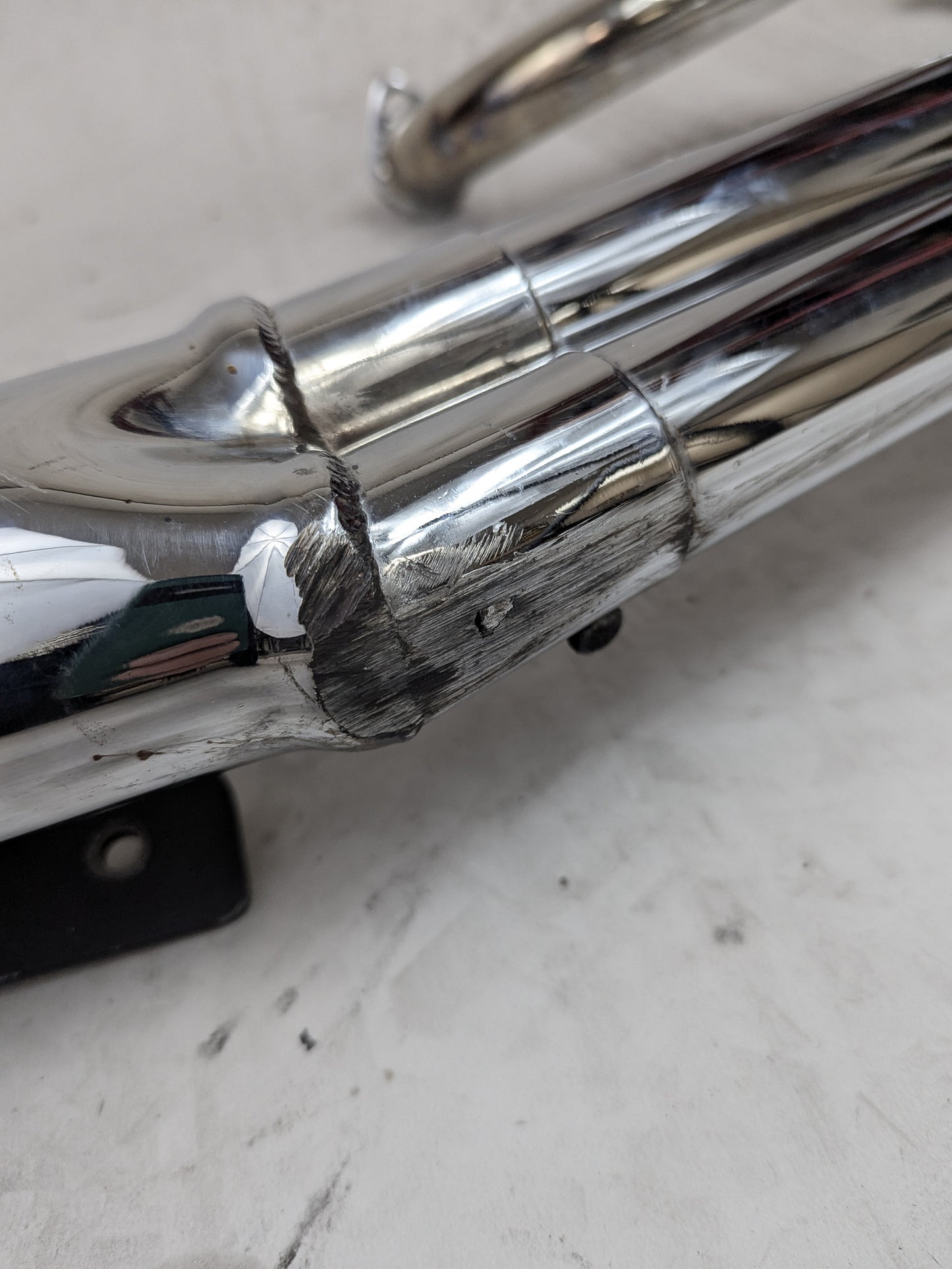 Alphabet 2 into 1 Shovelhead Exhaust