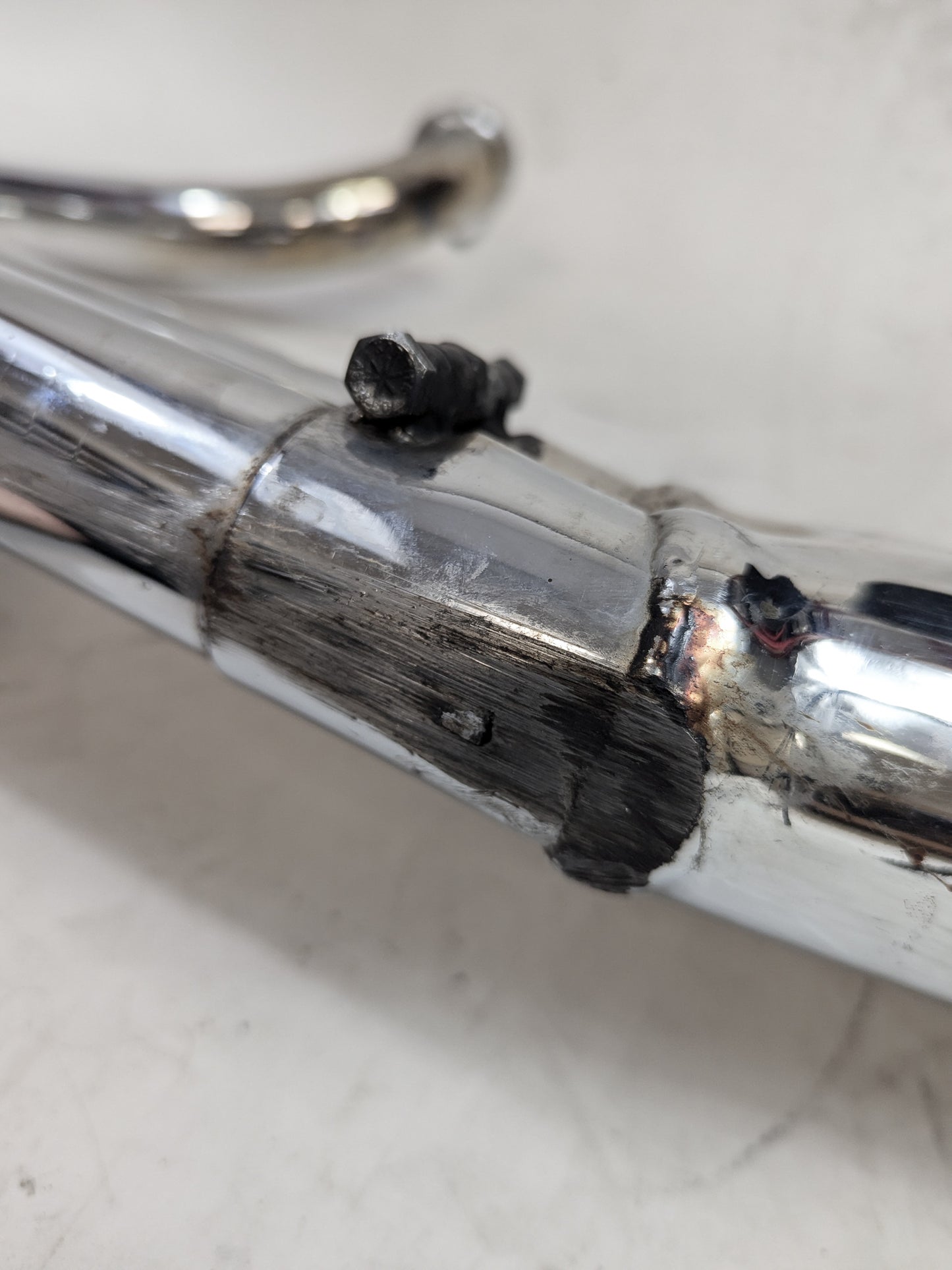 Alphabet 2 into 1 Shovelhead Exhaust
